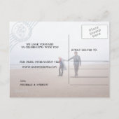 Bestemming Tropical Island  Bewaar de datum Aankondigingskaart (Achterkant)