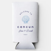 Bestemming Trouwen Cancun Seltzer Blikjeskoeler (Voorkant)