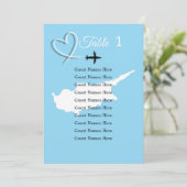 Bestemming Trouwen Cyprus Kaart Tabel Plan Kaart (Staand voorkant)