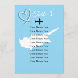 Bestemming Trouwen Cyprus Kaart Tabel Plan Kaart