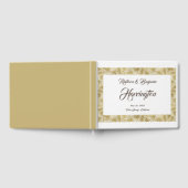 Bestemming Trouwen, Strand, Palmen, Gouden Folie Gastenboek (Volledig)