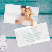 Bestemming Trouwstrand RSVP Custom Informatiekaartje