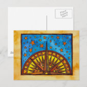 Bestemming, universum briefkaart (Voorkant / Achterkant)