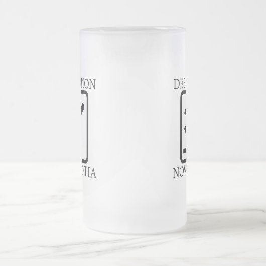 bestemming van de mok Nova Scotia-bier aan de oost (Center)