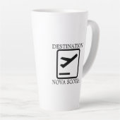 Bestemming van de reissleepboot Nova Scotia aan de Latte Mok (Rechterhoek)