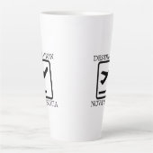 Bestemming van de reissleepboot Nova Scotia aan de Latte Mok (Voorkant)