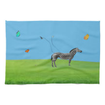 Bestemming van een Zebra keukenhanddoek