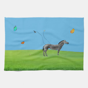 Bestemming van een Zebra keukenhanddoek