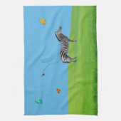 Bestemming van een Zebra keukenhanddoek (Verticaal)