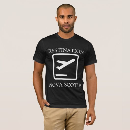 bestemming van het shirt Nova Scotia aan de oostku (Voorkant volledig)