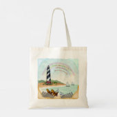 Bestemming Vuurtoren Tote Bag (Achterkant)