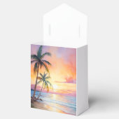 Bestemming Zonsondergang Strand Bruiloft Bedankdoosjes (Geopend)