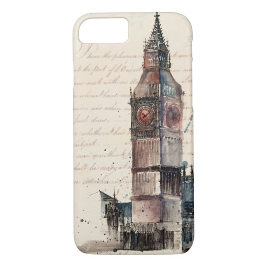 Bestemmingen |  brieven van Big Ben Case-Mate iPhone Case (Achterkant)