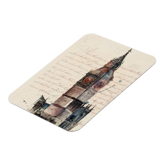 Bestemmingen |  brieven van Big Ben Magneet (Linkerzijde)