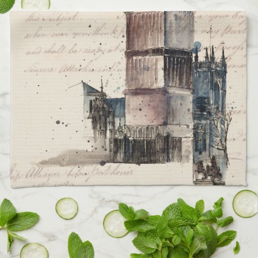 Bestemmingen |  brieven van Big Ben Theedoek (Gevouwen)