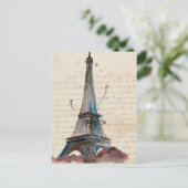 Bestemmingen | Brieven van de Eiffeltoren Briefkaart (Staand voorkant)