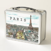 Bestemmingen |  Eiffeltoren in het Uitzicht van Pa (Achterkant)