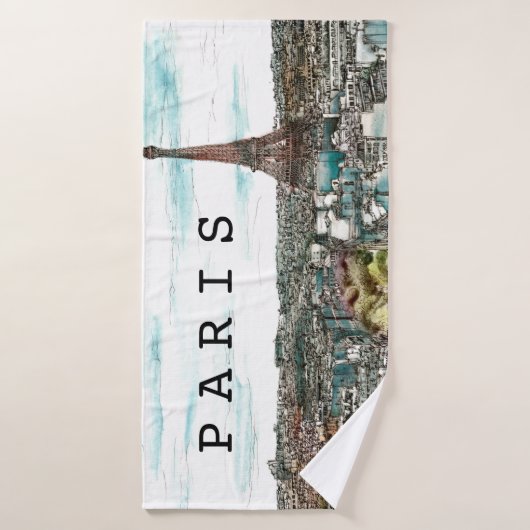 Bestemmingen | Eiffeltoren in het Uitzicht van Pa Badhanddoek (Badhanddoek)