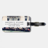 Bestemmingen | Foto van Venetië-waterfront Bagagelabel (Achterkant horizontaal)