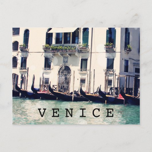 Bestemmingen| Foto van Venetië-waterfront Briefkaart (Voorkant)