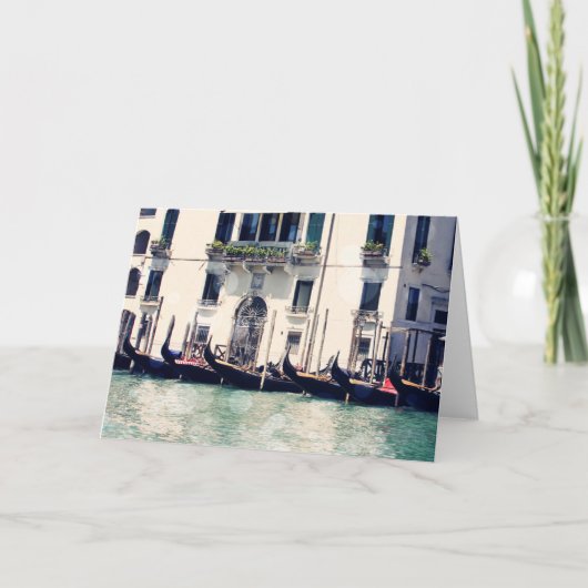 Bestemmingen| Foto van Venetië-waterfront Kaart (Voorkant)
