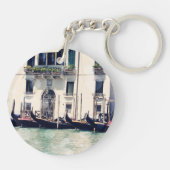 Bestemmingen | Foto van Venetië-waterfront Sleutelhanger (Achterkant)