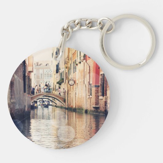 Bestemmingen | Foto van Venice Gondolas Sleutelhanger (Achterkant)