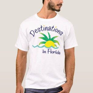 Bestemmingen in Florida Print Logo Merchandise T-shirt