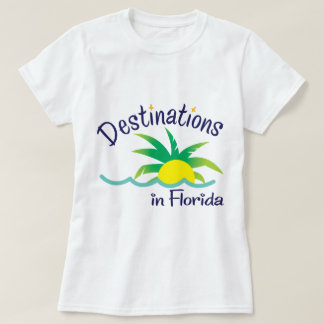 Bestemmingen in Florida Print Logo Merchandise T-shirt