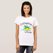 Bestemmingen in Florida Print Logo Merchandise T-shirt (Voorkant volledig)