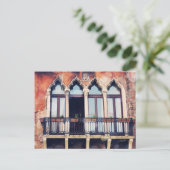 Bestemmingen | Rustisch Venetië-gebouw Briefkaart (Staand voorkant)
