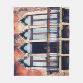 Bestemmingen | Rustisch Venetië-gebouw Fleece Deken (Voorkant)