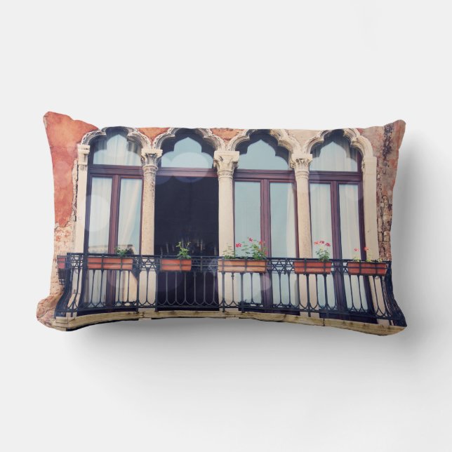 Bestemmingen | Rustisch Venetië-gebouw Kussen (Voorkant)