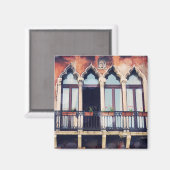 Bestemmingen | Rustisch Venetië-gebouw Magneet (Voorkant / Achterkant)