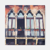 Bestemmingen | Rustisch Venetië-gebouw Magneet (Voorkant)