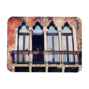 Bestemmingen Rustisch Venetië-gebouw Magneet