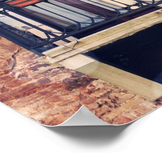 Bestemmingen | Rustisch Venetië-gebouw Poster (Hoek)