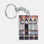 Bestemmingen | Rustisch Venetië-gebouw Sleutelhanger (Voorkant Links)