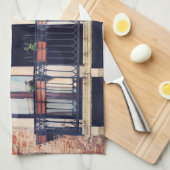 Bestemmingen | Rustisch Venetië-gebouw Theedoek (Quarter Fold)