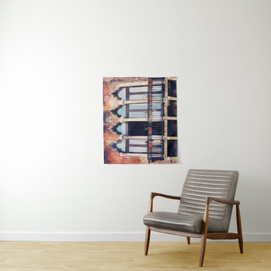 Bestemmingen | Rustisch Venetië-gebouw Wandkleed (In situ)