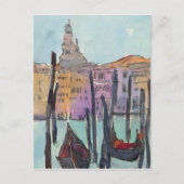 Bestemmingen | Twee Gondolas in Venice Sketch Briefkaart (Voorkant)