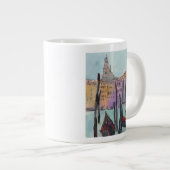 Bestemmingen | Twee Gondolas in Venice Sketch Grote Koffiekop (Voorkant rechts)