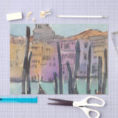 Bestemmingen | Twee Gondolas in Venice Sketch Tissuepapier (Craft)