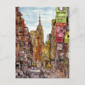 Bestemmingen | Uitzicht New York City of Little It Briefkaart (Voorkant)