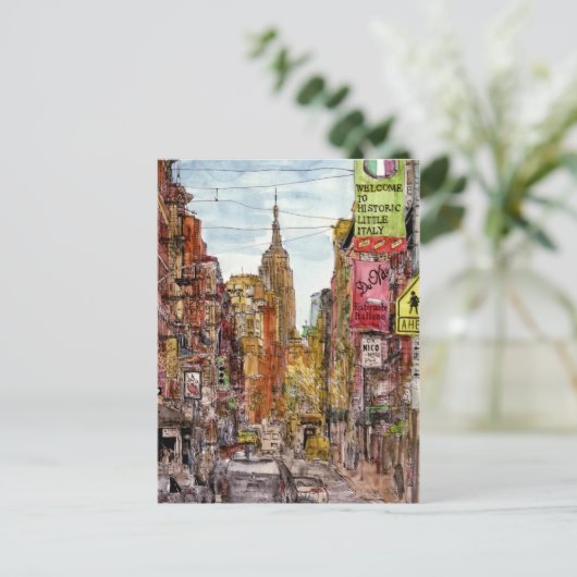 Bestemmingen | Uitzicht New York City of Little It Briefkaart (Staand voorkant)