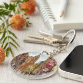 Bestemmingen | Uitzicht New York City of Little It Sleutelhanger (Voorkant Rechts)