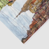 Bestemmingen | Uitzicht New York City of Little It Tissuepapier (Detail)