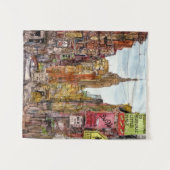 Bestemmingen | Uitzicht New York City of Little It Wandkleed (Voorkant (horizontaal))