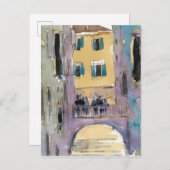 Bestemmingen | Uitzicht van de Brug van het Veneti Briefkaart (Voorkant / Achterkant)