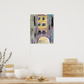 Bestemmingen | Uitzicht van de Brug van het Veneti Poster (Keuken)